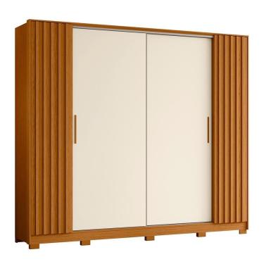 Imagem de Guarda Roupa Casal Jacarandá 4 Portas Flex Cinamomo-off White - Móveis Albatroz Cinamomo-off White
