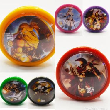 Imagem de Coleção Yoyo Deuses Gregos YOYOBRASIL 6 ioios com Eixo Fixo + 6 Cordas