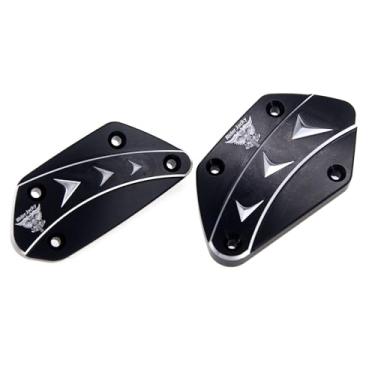 Imagem de Riderjacky Para BMW R1200GS LC Adventure RNINET R1250GS R1250R R1250RS R1250RT Tampa do reservatório de fluido do cilindro mestre da embreagem e freio dianteiro da motocicleta R1200 GS R1250 RS RT R