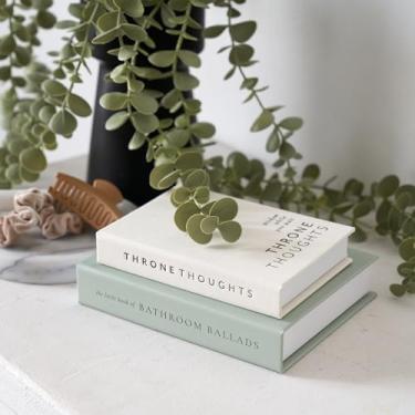 Imagem de KIBAGA Conjunto de 2 livros falsos para decoração de banheiro - Caixas decorativas para seu banheiro - A decoração moderna perfeita para o banheiro de hóspedes
