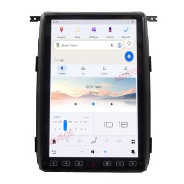 Imagem de Rádio automotivo de 14,4 polegadas para Ford F150 F-150 2013 2014, receptor estéreo Android, reprodutor multimídia, unidade de navegação GPS, gravador de fita (SYNC2)