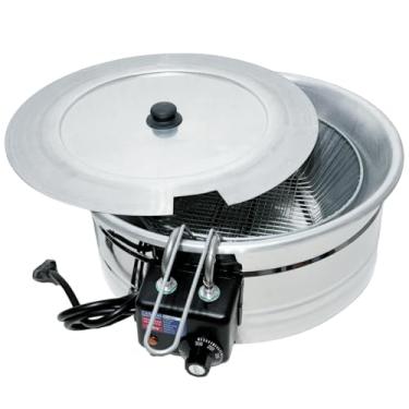 Imagem de Fritadeira Elétrica Industrial Tacho Redondo 10L com Tampa - Frituras