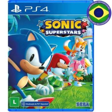 Imagem de Sonic Superstars PS 4 Mídia Física Legendado Em Português - SEGA