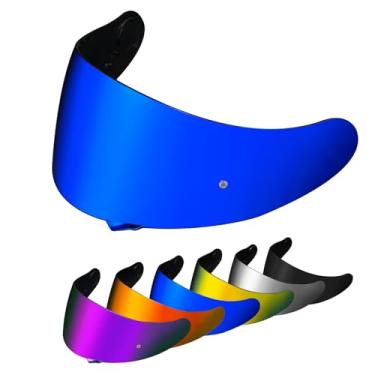 Imagem de PSLER Viseira GT Air 2 - Capacete GT Air 2 Viseira matizada CNS-1 Substituição para GT Air Neotec-1 CNS-1 TC-5 TC-9 GT Air 2, Azul Escuro