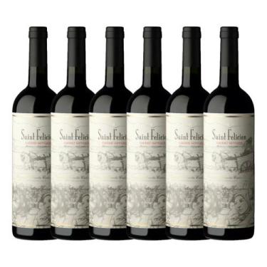 Imagem de Kit 6 Vinhos Argentino Saint Felicien Cabernet Sauvignon