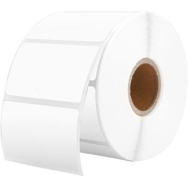 Imagem de Etiquetas adesivas térmicas MUNBYN 2.25x1.25 para impressora térmica d