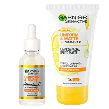 Imagem de Garnier Pele Limpa e Sem oleosidade Kit - Creme de Limpeza Facial + Sé