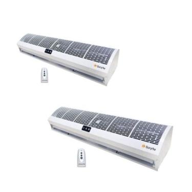 Imagem de Kit 2 Cortinas de Ar Suryha 90cm com Controle 220V