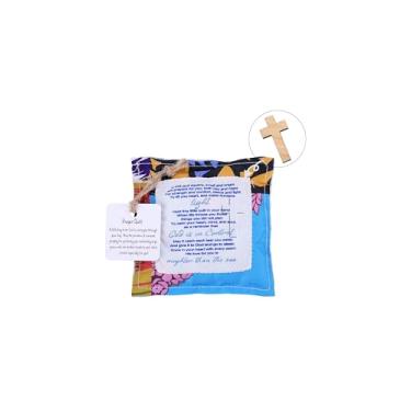 Imagem de Colcha quadrada de oração, colcha de oração de bolso com cruz, presente de incentivo cristão para simpatia, alívio da ansiedade, apoio ao luto, presente espiritual religioso para mulheres amigas