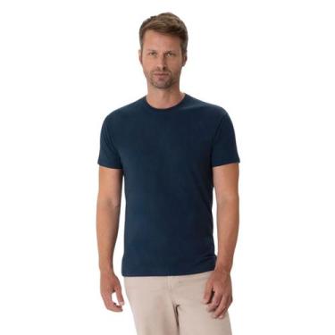 Imagem de Camiseta Malwee Masculina Tamanhos do P ao XGG, XGG, Azul escuro