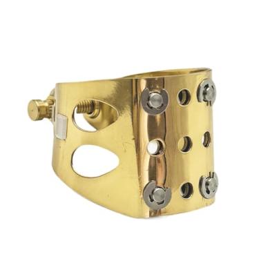 Imagem de YIJU Grampo para bocal de saxofone, conjunto de reparo de instrumentos musicais, ajuste profissional, peças de grampo para saxofone alto em mi bemol