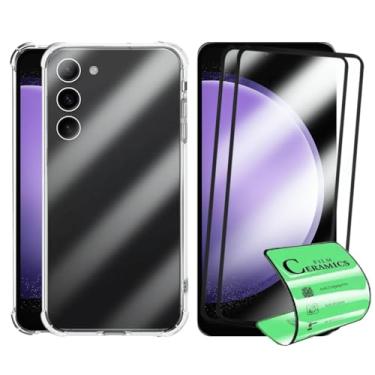 Imagem de Kit Capa Capinha Anti Impacto + 2 Películas Ceramica 9D Para Samsung Galaxy S23 FE