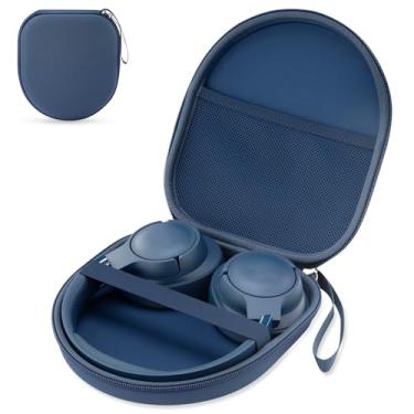 Imagem de Capa compatível com fones de ouvido sem fio Tune 520BT 510BT 720BT 770NC 670NC, Sony WH-CH720N WH-CH520 com cancelamento de ruído, capa de fone de ouvido portátil para viagem (azul)