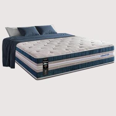 Imagem de Colchão Casal com Molas Ensacadas 138x188x32 Robust 220 Azul Cama inBo