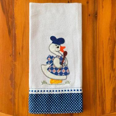 Imagem de Pano de Prato Galinha Patinho Cozinheiro - Sua Casa Decor