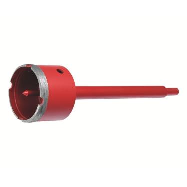 Imagem de Serra Copo Diamantada 75 Mm Tramontina Com Haste E Pino Guia Tramontina