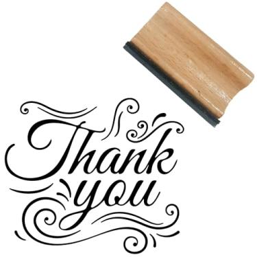 Imagem de CRASPIRE Carimbos de borracha de madeira natural, reutilizáveis, vintage, fofos, decorativos, cadernos, pequenos selos para scrapbooking, diário, agenda, cartas, artesanato