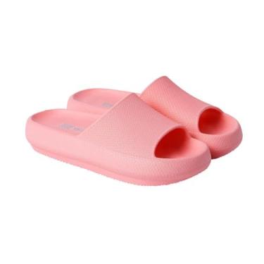 Imagem de Tênis feminino 32 Degrees Cloud Slide | Sem cadarço | À prova d'água | Conforto parecido com travesseiro | Leve, rosa, Medium