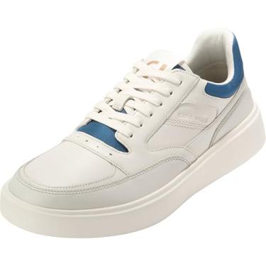 Imagem de Cole Haan Tênis masculino Grand Crosscourt Traveler, Marfim/azul escuro/marfim, 41