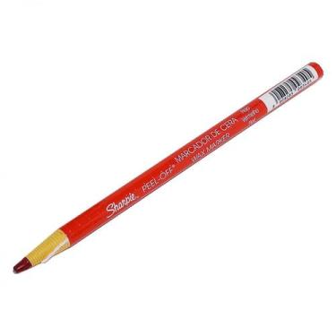 Imagem de Lapis Dermatografico Sharpie Pro Marca Vidro e Plastico, Vermelho