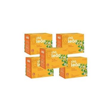Imagem de Chá Leão Camomila, Kit com 5 Caixas de 10g, 10 Sachês por Caixa, 1g por Sachê