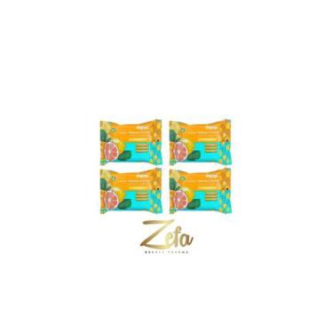 Imagem de Kit 04 Lenço Demaquilante Antiox Vitamina C 25Un - Dapop