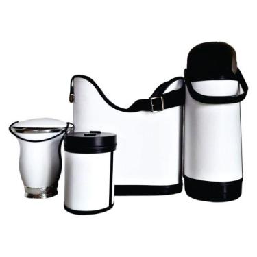 Imagem de Kit completo de chimarrão BRANCO - SBL CUIAS PERSONALIZADAS