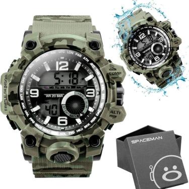 Imagem de Relogio Masculino Camuflado Prova Dagua Digital + Caixa Original Ajustavel Esportivo Presente