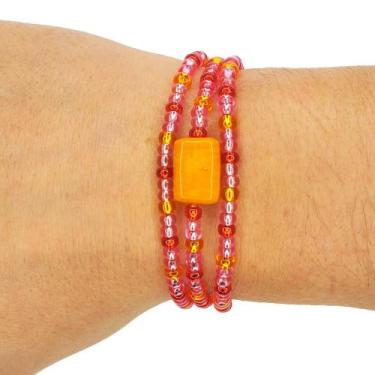 Imagem de Pulseira Guia de Proteção Orixá Ewá - Balaio de Santo, 19 cm