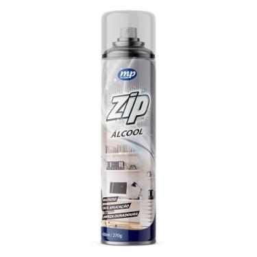 Imagem de Álcool Spray ZIP Clean 400 ml My Place – Limpeza e Higienização Multiuso, Superfícies, Ambientes, Jato Aerossol Fácil de Usar