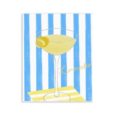 Imagem de Stupell Industries Placa de parede Limoncello Citrus Drink Design de arte por EMILY NAVAS, 14 x 11