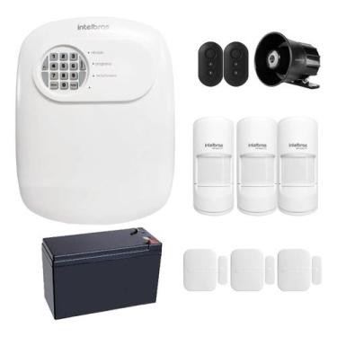 Imagem de Kit Alarme Residencial ANM 24 NET com Sensores Pet e Sensores Sem Fio 