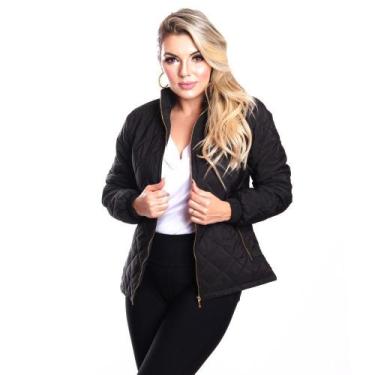 Imagem de Jaqueta Ox Silver Matelassê Casaco Blusa Feminina - Oxsilver, GG, Femi