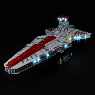 Imagem de Kyglaring Kit De Iluminação Led Para Lego Star Wars Venator 75367 (Sem Modelo) - Luz Compatível Com Cruzador Ataque Class Republic Sem Modelo (Versão Clássica)