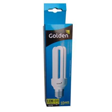 Imagem de Lâmpada Fluor Compacta Amarela 11W/127V Golden