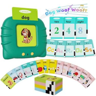 Imagem de Talking Flash Cards Aullsaty Toddler Toys de 1 a 6 anos com 248 palavr