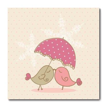 Imagem de Placa Decorativa - Pássaros - Infantil - 1008plmk - Allodi