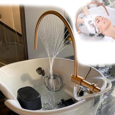 Imagem de Saída De Água De Spa De Cabeça, Trava De Pia De Atualização, Cabeça De Chuveiro De Salão, Serve Para A Maioria Das Camas De Tigela De Shampoo Para Equipamentos De Salão De Massagem