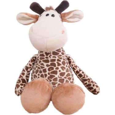 Imagem de Adorável brinquedo de pelúcia girafa, presentes de bicho de pelúcia pa