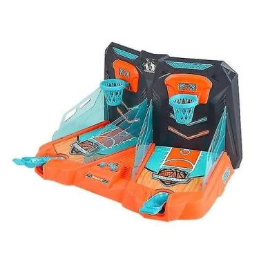 Imagem de Brinquedos de basquete mini jogo de basquete de mesa 2 jogadores compa