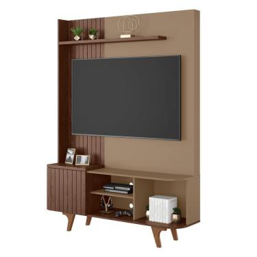 Imagem de Home Estante Rack Corumbau Para Tv Até 55 Polegadas Fendi-Carvalho