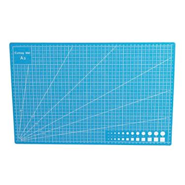 Imagem de Tábua de Corte Frente e Verso, A3, Base de Corte, Base de Corte, Base, Tábua de Corte, Autorreparável, Segurança, Base, Proteção de Mesa (Azul)