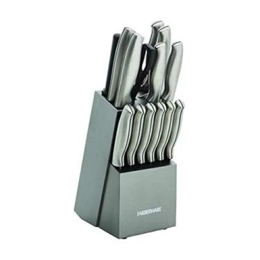 Imagem de Kit de facas Farberware, com bloco de madeira, 15 peças
