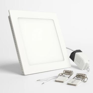 Imagem de Plafon Painel de led quadrado 22cm  Bivolt 18W 6500k