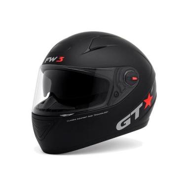Imagem de Capacete de Moto Fechado GTX Comfort Preto Fosco Tamanho 56 58 60 com 