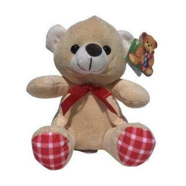 Imagem de Urso De Pelúcia Fofo Varias Cores 25cm - Fizzy Toys