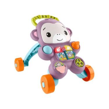 Imagem de Andador Infantil Macaco Mattel Fisher-Price Aprenda Comigo Musical, Co