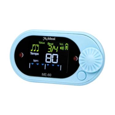 Imagem de Esquirla Metrônomo digital, contagem vocal, gerador de tons, metrônomo eletrônico para baixo, Azul
