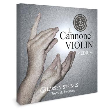 Imagem de Cordas de violino Larsen Il CANNONE conjunto médio direto e focado