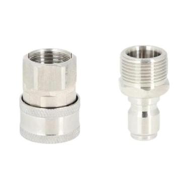 Imagem de Aço inoxidável de alta pressão pistola de água Quick Connector, G3 8 P